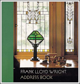 Frank Lloyd Wright Address Book