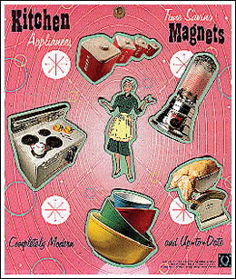 Vintage Kitchen Magnets 