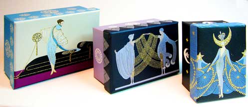 Erte Rectangular Boxes Set 