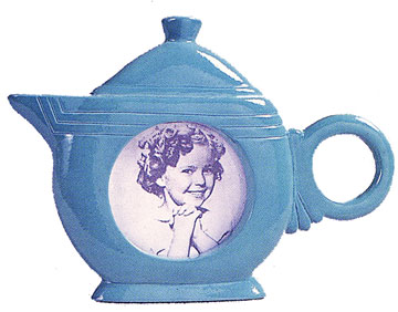 Fiesta Teapot Frame (blue)
