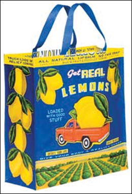 Real Lemon Tote Bag 