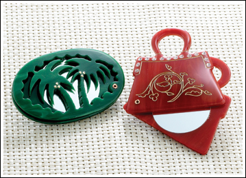 Palm Tree & Purse Pocket Mirrors 