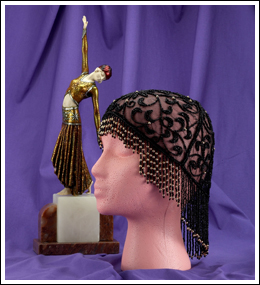 Flapper Beaded Headdress 