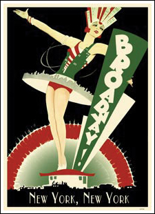 Broadway Lady Poster 