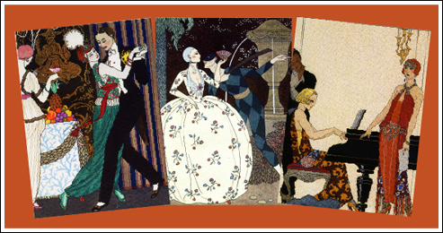 Glamorous Fashion Ladies Notecards 
