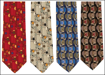 Frank Lloyd Wright Confetti & Gate Ties 