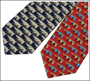 Frank Lloyd Wright Workstation Ties